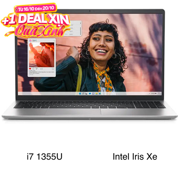 Laptop Dell Inspiron 15 3530 - 71053721 (i7 1355U, 16GB, 512GB, Full HD 120Hz, OfficeH24+365, Win11)