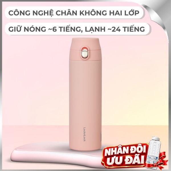 Bình giữ nhiệt Inox 304 500 ml Lock&Lock LHC3257PIK