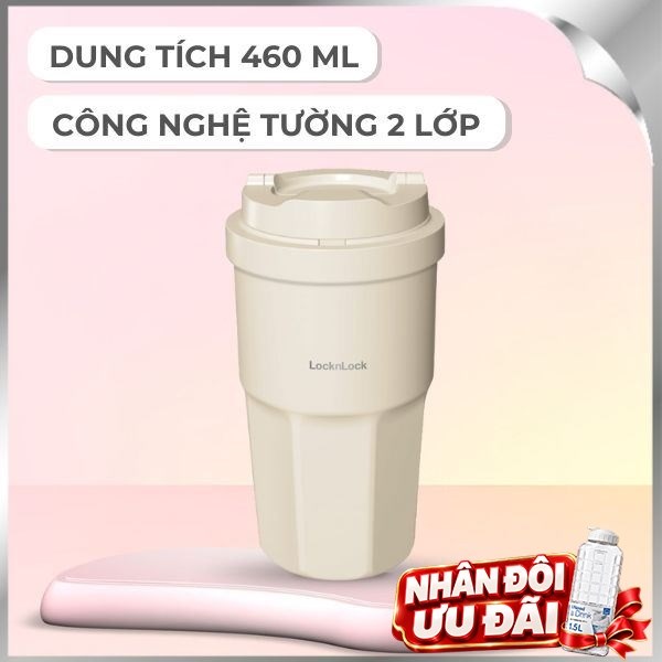 Bình giữ nhiệt Inox 316 460 ml Lock&Lock LHC3329BEG