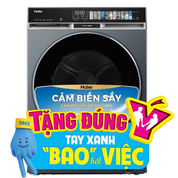 Máy sấy bơm nhiệt Haier 14 kg HD140-AR387GNU1