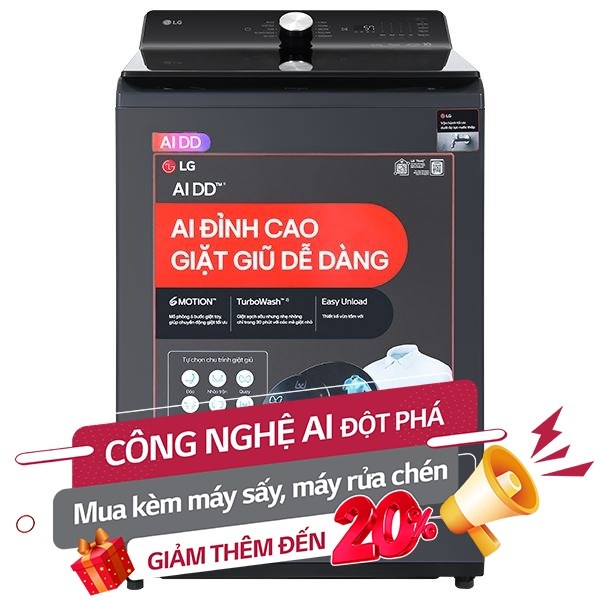 Máy giặt LG AI DD Inverter 16 kg T2516DX5G