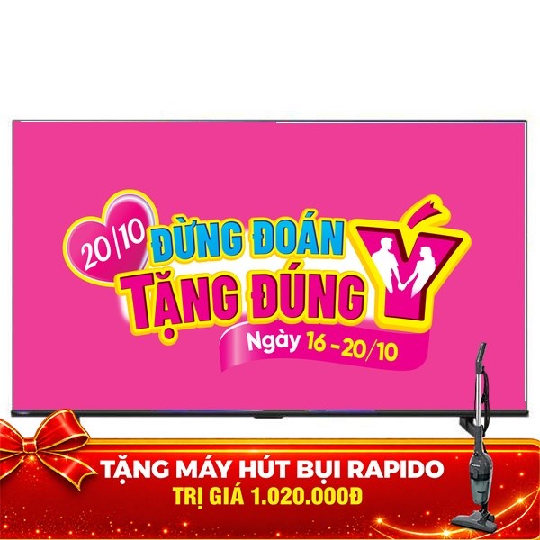 Smart Tivi QLED Hisense AI 4K 65 inch 65Q7Q