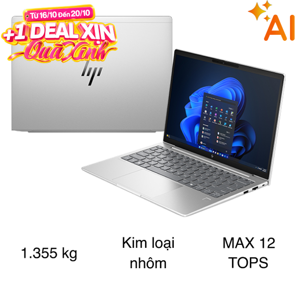 Laptop HP EliteBook 6 G1i 13 - BQ9L8PT (Ultra 5 225U, 16GB, 512GB, WUXGA, Win11)