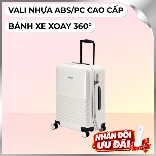 Vali kéo Lock&Lock LTZ902WHT 24 inch Trắng