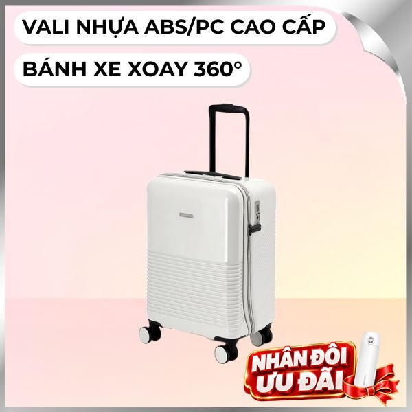 Vali kéo Lock&Lock LTZ901WHT 20 inch Trắng