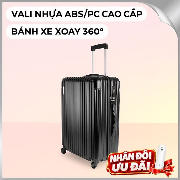 Vali kéo Lock&Lock LTZ618BLK 24 inch Đen