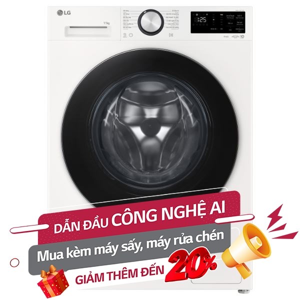 LG Inverter 11 Kg FX1411N5W