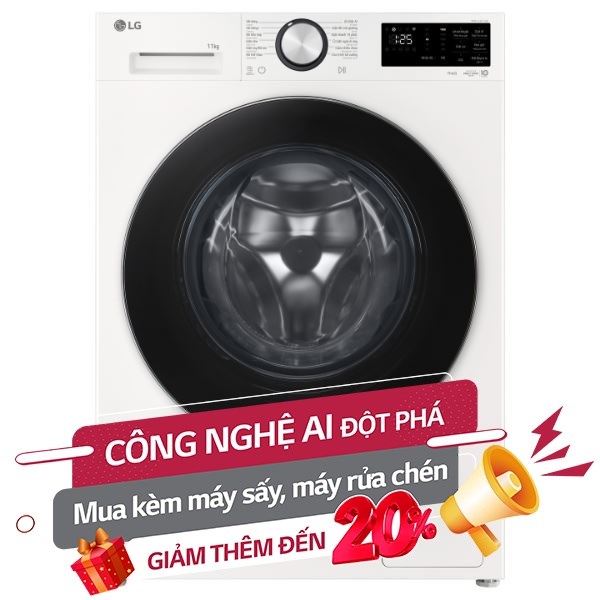 LG Inverter 11 Kg FX1411N5W