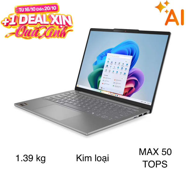 Laptop Lenovo Ideapad Slim 5 OLED 14AKP10 - 83HX00B2VN (R5 330, 16GB, 1TB, WUXGA, Win11)