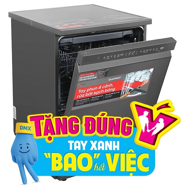 Máy rửa chén độc lập LG LDN14BLA5