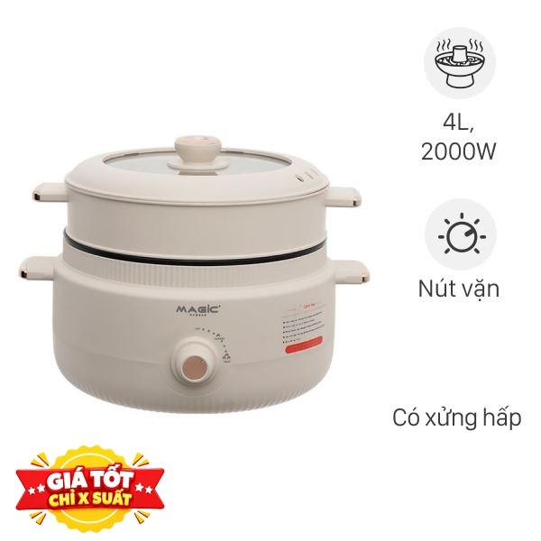 Nồi lẩu hấp đa năng Magic A-091 4 lít