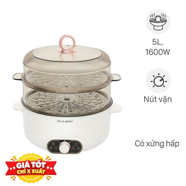 Nồi lẩu hấp đa năng Magic A-092 5 lít