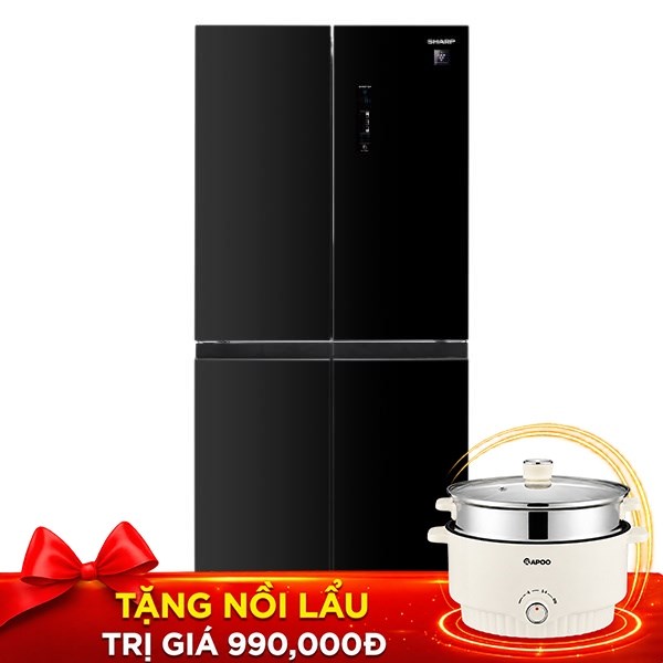 Tủ lạnh Sharp Inverter 466 lít Multi Door SJ-FXP560VG-BK
