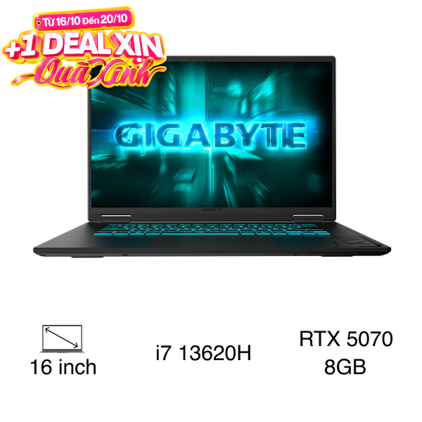 GIGABYTE Gaming A16 GA6H i7 13620H (CWHI3VNC94SH)