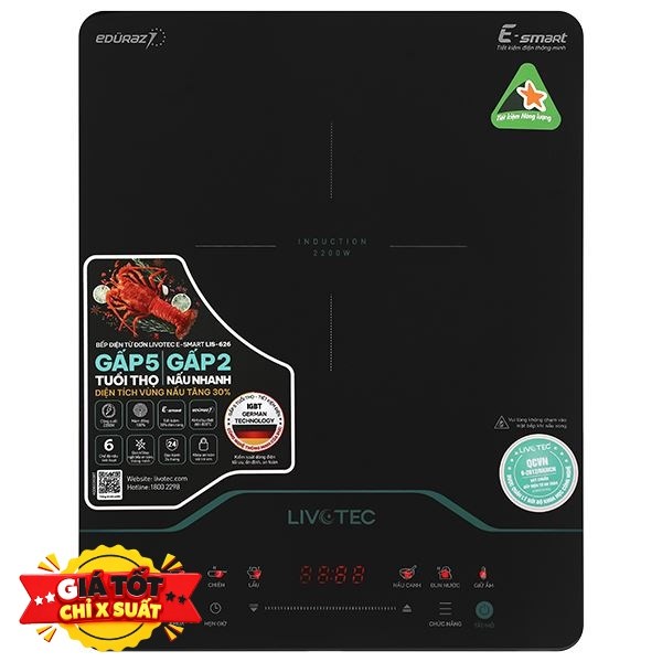 Bếp từ đơn Livotec LIS-626 2200W