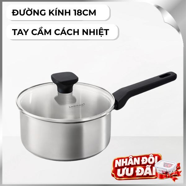 Quánh inox Lock&Lock CSS1823IH