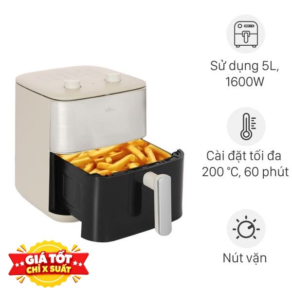 Nồi chiên không dầu Bear 6 lít AFR-165VY