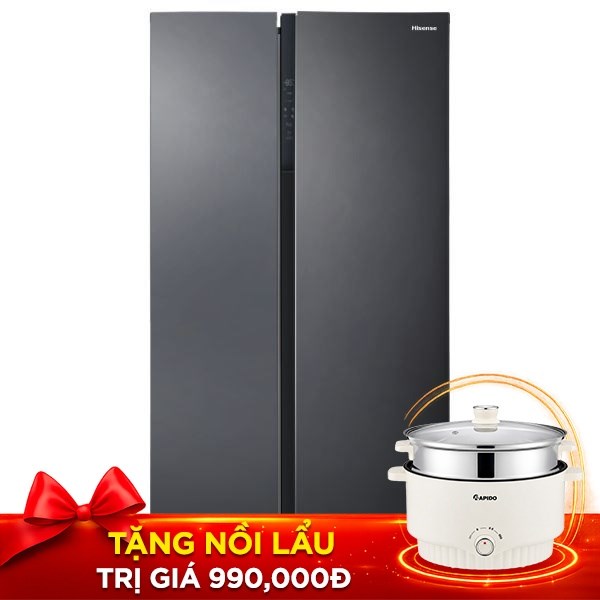 Hisense Inverter 544 lít RS708N4EBN