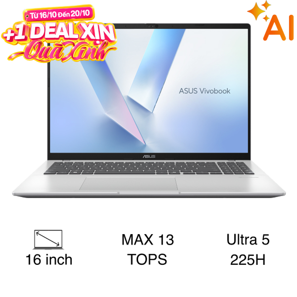 Asus VivoBook 16 X1607CA Ultra 5 225H (MB980W)