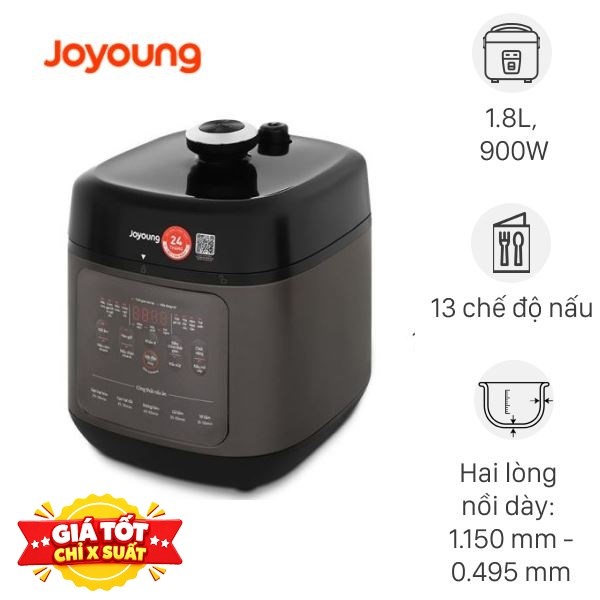 Nồi cơm điện tử áp suất Joyoung 1.8 lít JHPC-5100