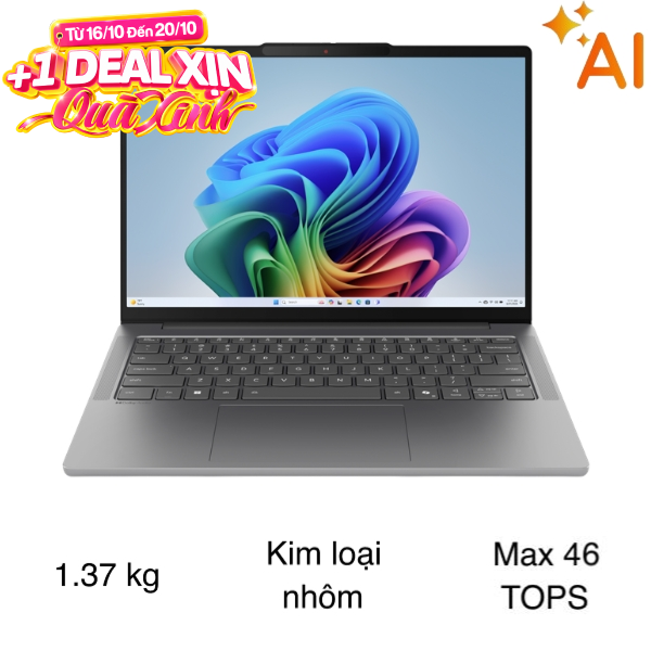 Laptop Lenovo IdeaPad Slim 5 OLED 14IPH11 - 83S5000DVN (Ultra 5 322, 16GB, 512GB, WUXGA OLED, Win11)