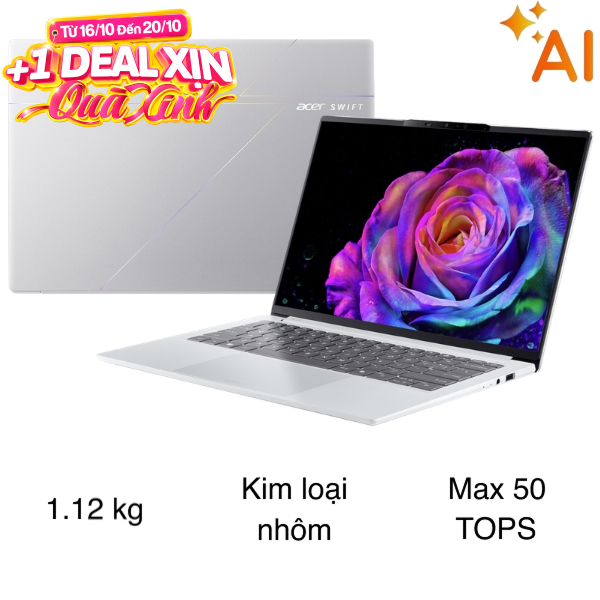 Acer Swift Go 14 AI SFG14-I71-70RP Ultra 7 358H (NX.JZHSV.003)