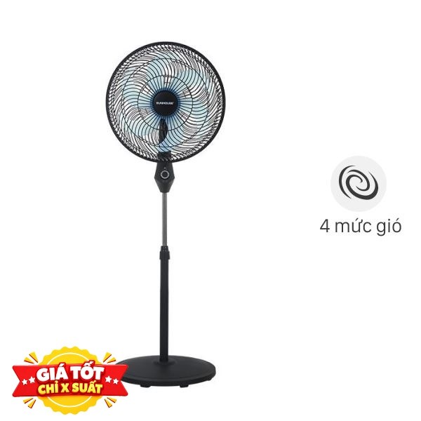 Quạt đứng Sunhouse  6 cánh SHD7361B 85W