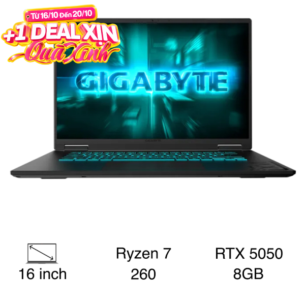 GIGABYTE Gaming A16 R7 260 (A16-3THK3VN893SH)