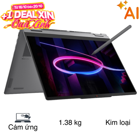 Laptop Lenovo Yoga 7 2in1 14IPH11 - 83TC002LVN (Ultra 5 322, 16GB, 512GB, WUXGA OLED, Cảm ứng, OfficeH24+365, Win11)