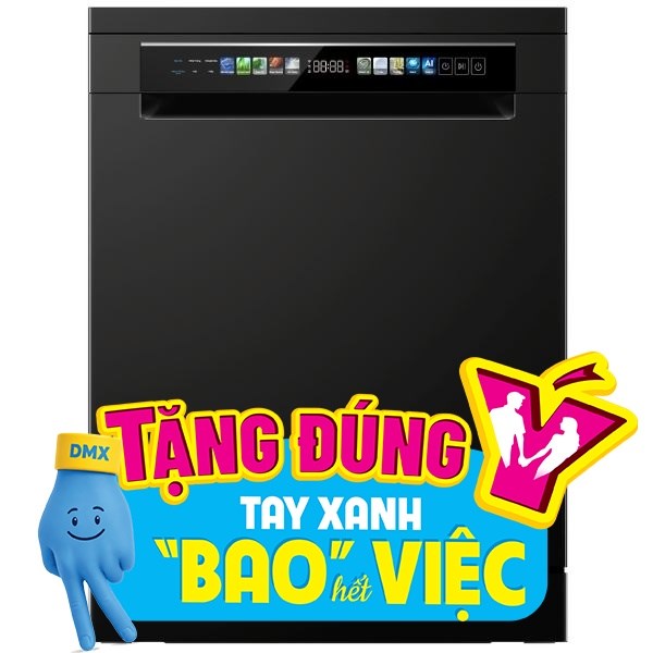 Máy rửa chén độc lập Aqua ADWA15-686BK2VN
