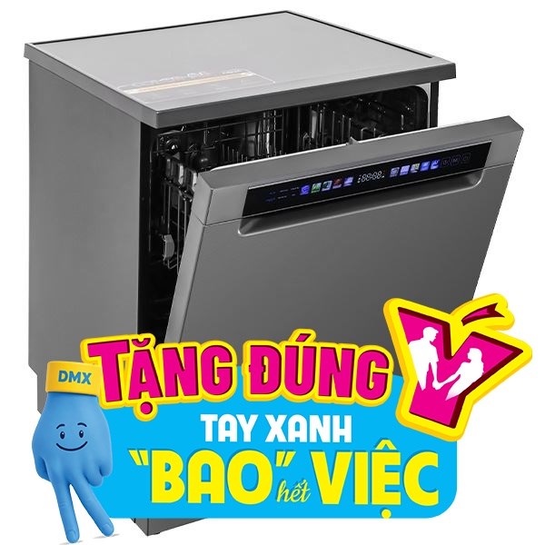 Máy rửa chén độc lập Aqua ADWA15-686BK3VN