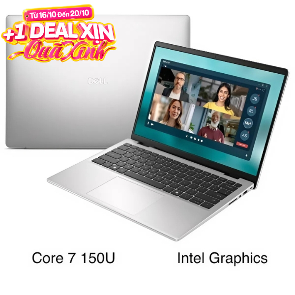 Laptop Dell 14 DC14250 - 71100515 (Core 7 150U, 16GB, 512GB, Full HD+ 120Hz, OfficeH24+365, Win11)