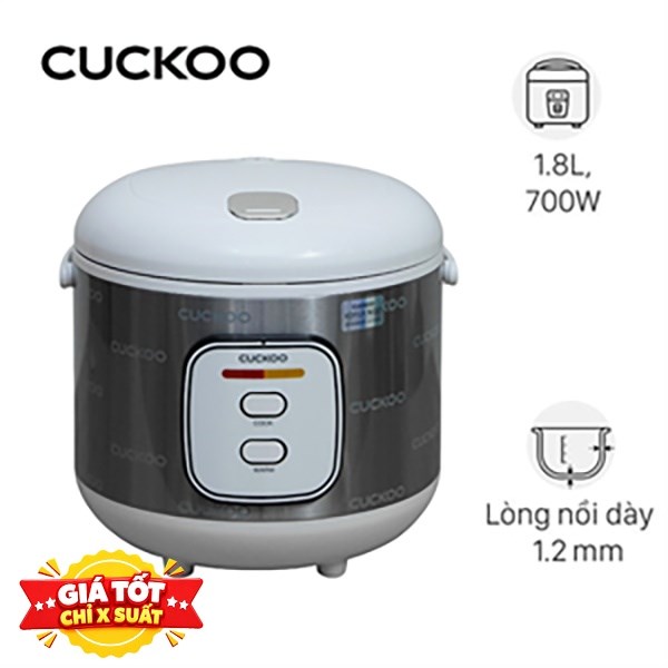 Nồi cơm nắp gài Cuckoo 1.8 lít CR-1006/SIWHCRVNCV
