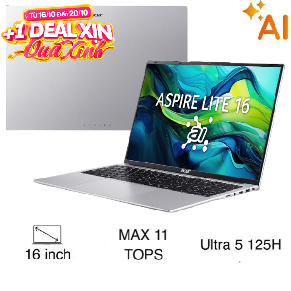 Acer Aspire Lite 16 AL16-71P-582Q Ultra 5 125H (NX.DRSSV.001)