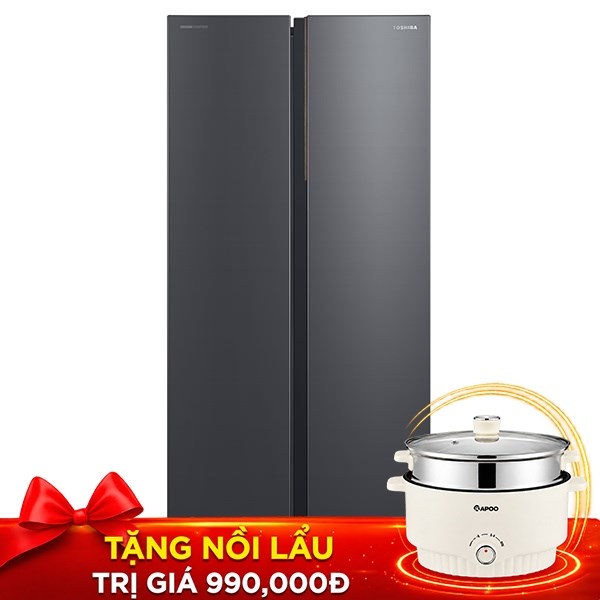 Tủ lạnh Toshiba Inverter 461 lít GR-RS601WE-PMV(06)-MG