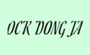 Ock Dong Ja