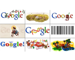 Mẫu logos of google đẹp và độc đáo để trang trí cho trang web của bạn