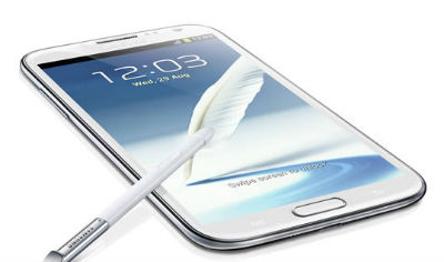 Samsung Galaxy Note II N7100 với bút S-Pen