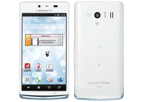 Aquos EX SH-04E màu trắng tinh tế