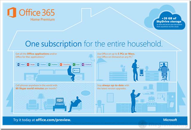 Office 365 Home Premium - chính thức lên kệ Thế Giới Di Động tháng 02/2013