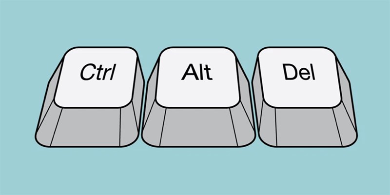 CTRL + ALT + DEL 