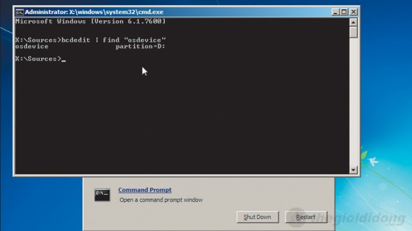 Đánh lệnh phục hồi