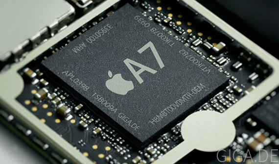Apple A7 trên iPhone 5s, iPad mini 2, iPad Air