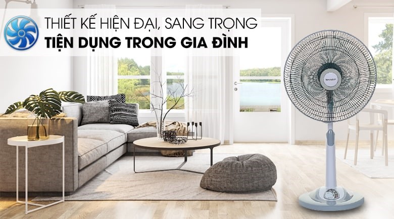 Bạn nên chọn nơi thoáng mát, khô ráo để đặt quạt