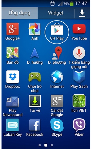 Cài đặt, gỡ bỏ phần mềm Android