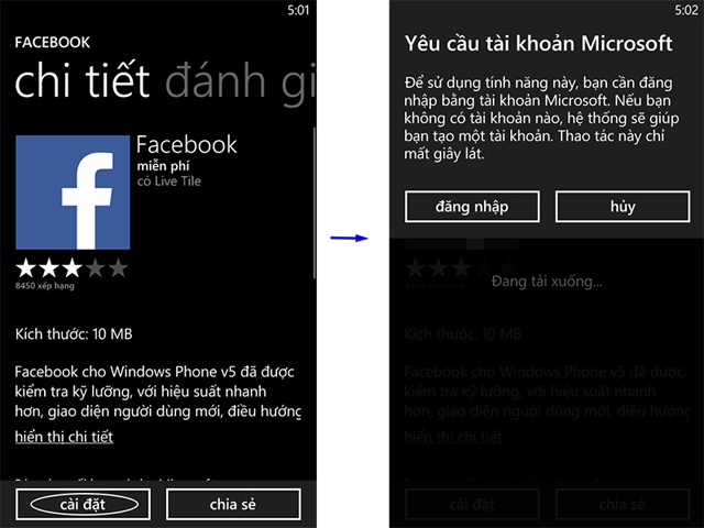 Cài đặt, gỡ bỏ phần mềm Windows Phone 8