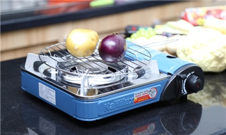 Cách lắp đặt lon gas cho bếp gas mini