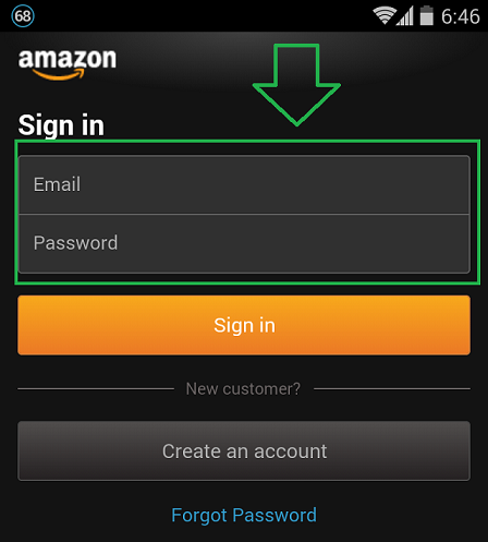 Đăng nhập vào tài khoản Amazon Kindle của bạn