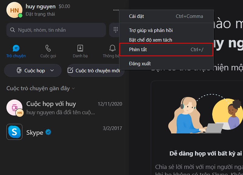 Mẹo dùng Skype Mẹo dùng Skype