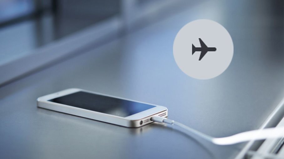 Turn off or turn on airplane mode while charging